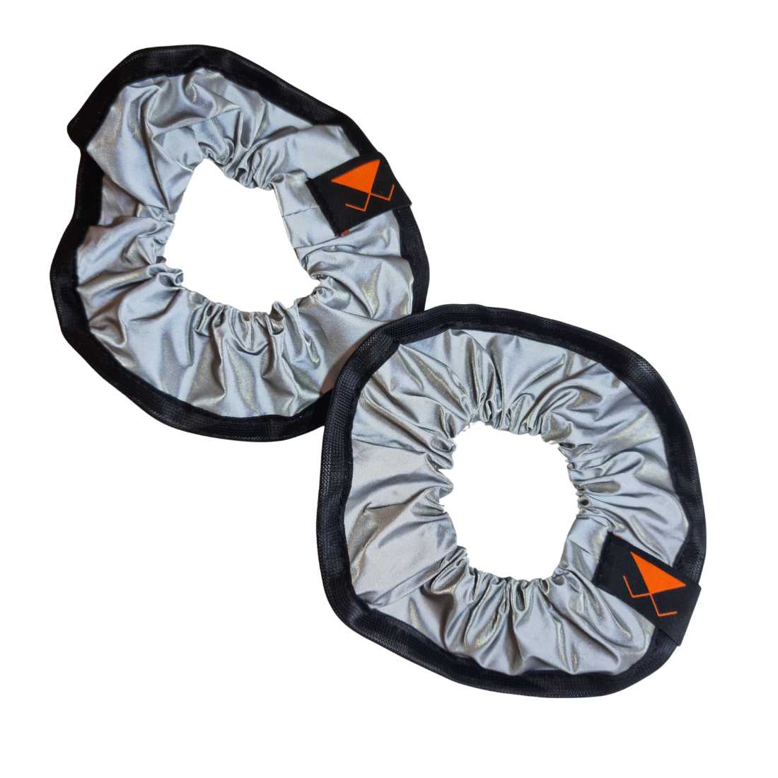 2er Set Reflexarmbänder schwarz-Reflex mit Hundeschnauze von antoniaberndt