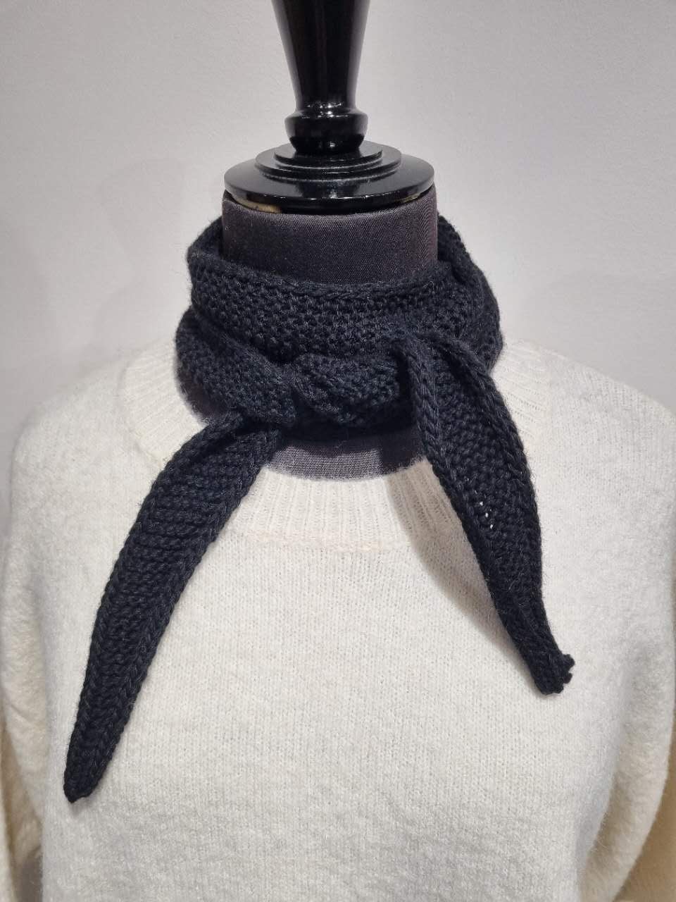 Kleiner Sophie-Schal mit Merino- und Kaschmirwolle