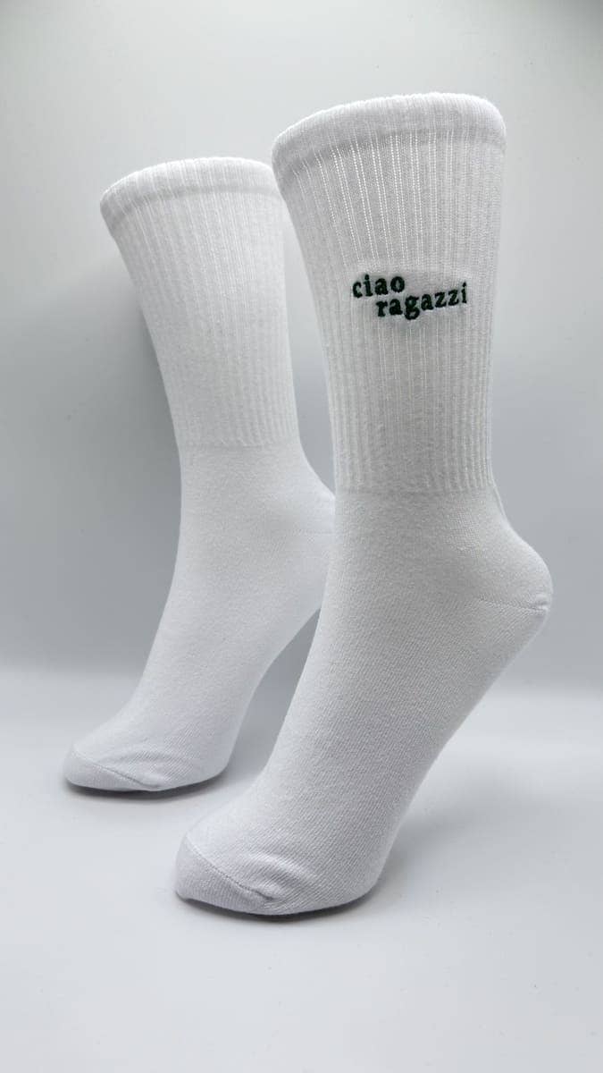 Ciao ragazzi Statement Socken