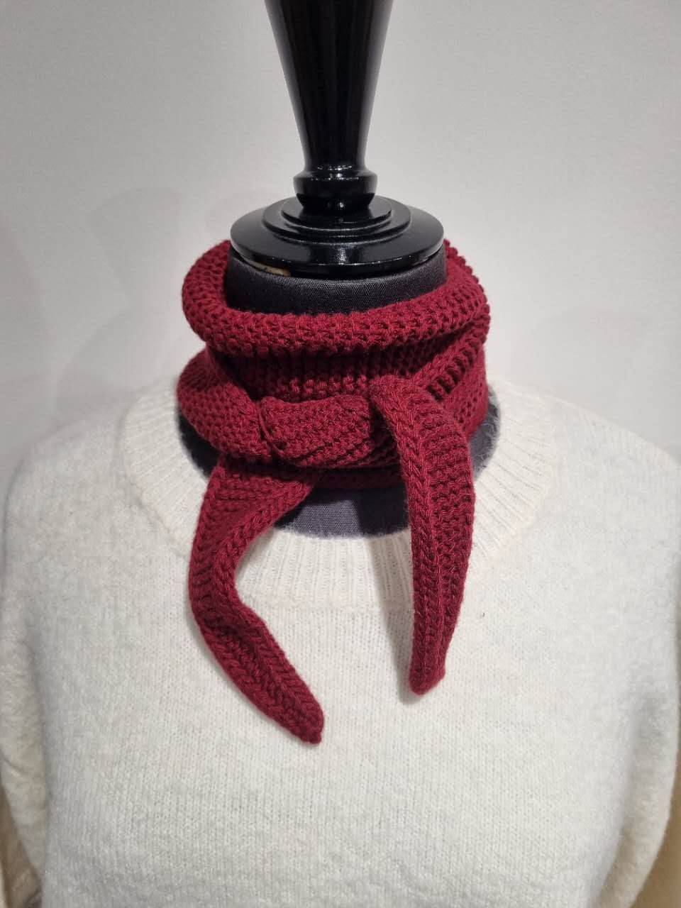 Kleiner Sophie-Schal mit Merino- und Kaschmirwolle
