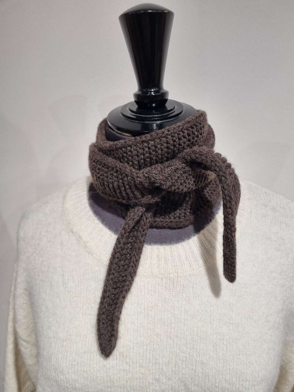 Kleiner Sophie-Schal mit Merino- und Kaschmirwolle