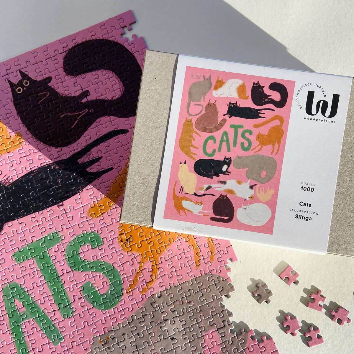 »Cats« Puzzle | Illustration Slinga