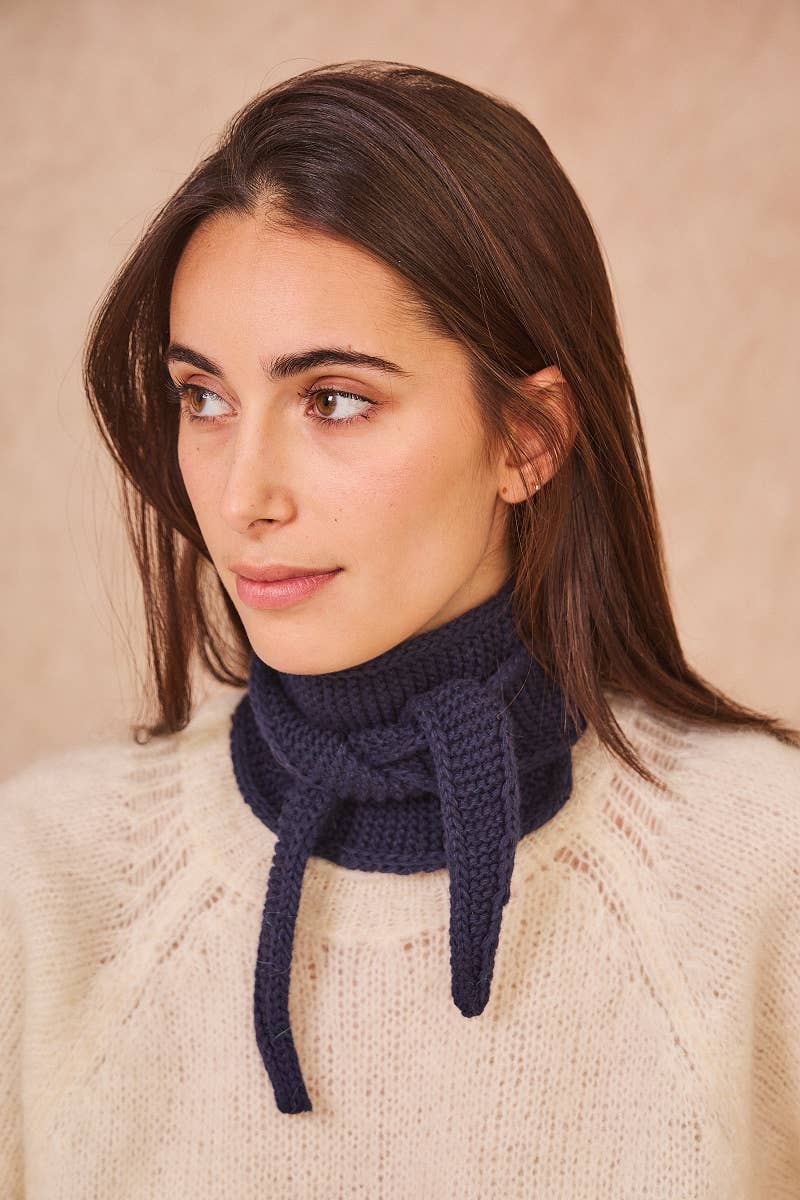 Kleiner Sophie-Schal mit Merino- und Kaschmirwolle