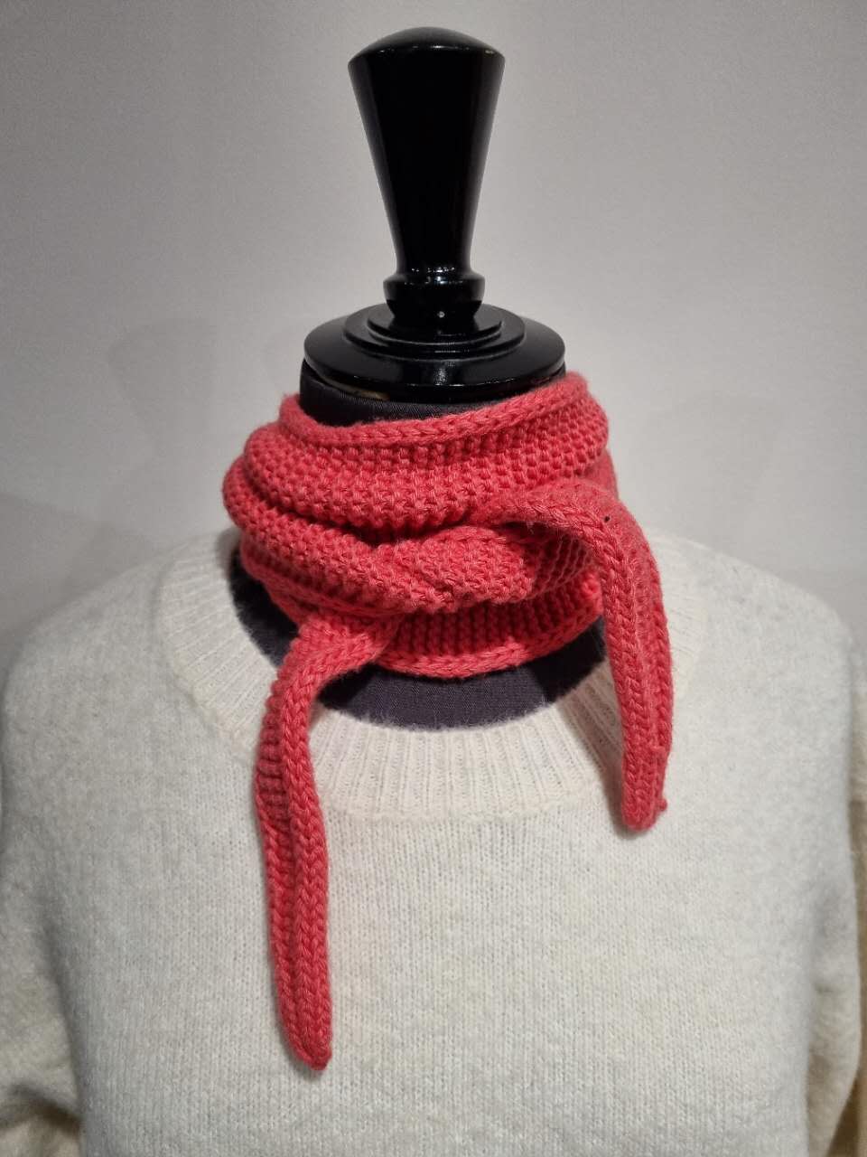 Kleiner Sophie-Schal mit Merino- und Kaschmirwolle