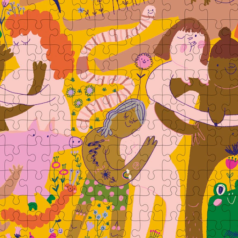 »Everybody Has a Body« Puzzle | Illustration Slinga