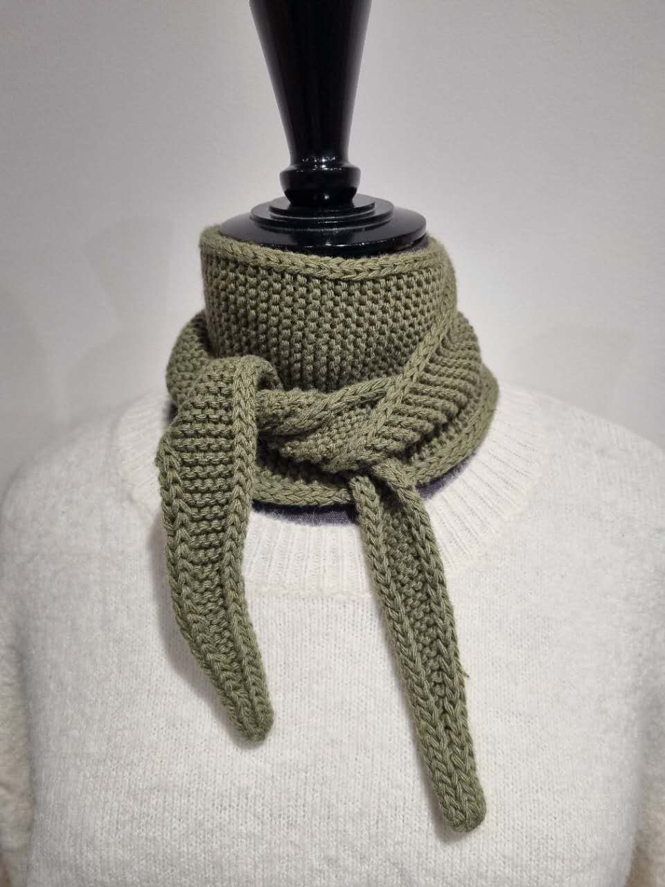 Kleiner Sophie-Schal mit Merino- und Kaschmirwolle