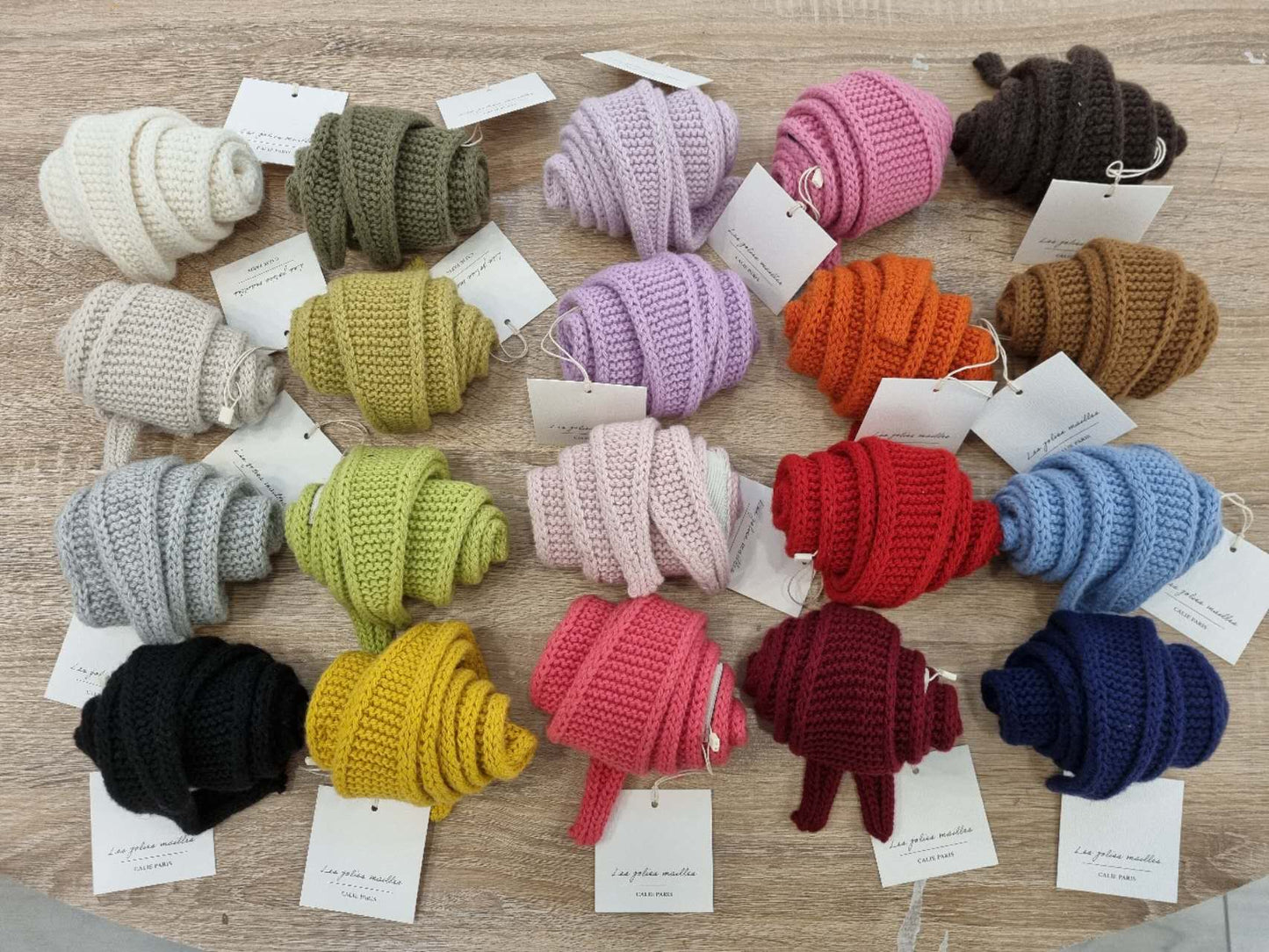Kleiner Sophie-Schal mit Merino- und Kaschmirwolle