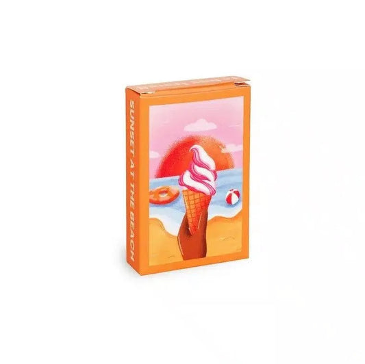 99 Teile mini Puzzle Eis vorm Sonnenuntergang