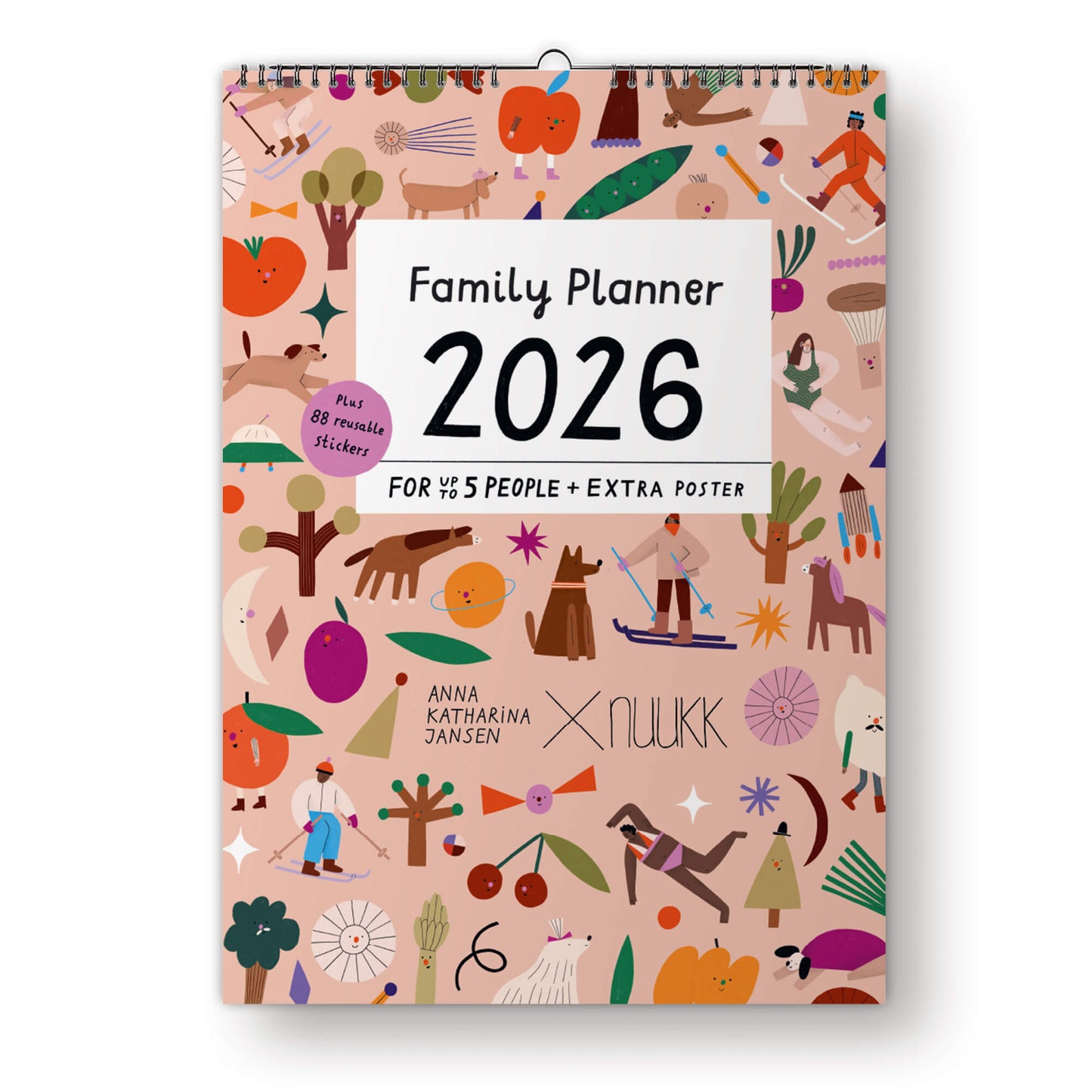 Familienkalender Ponys und Picknick 2026