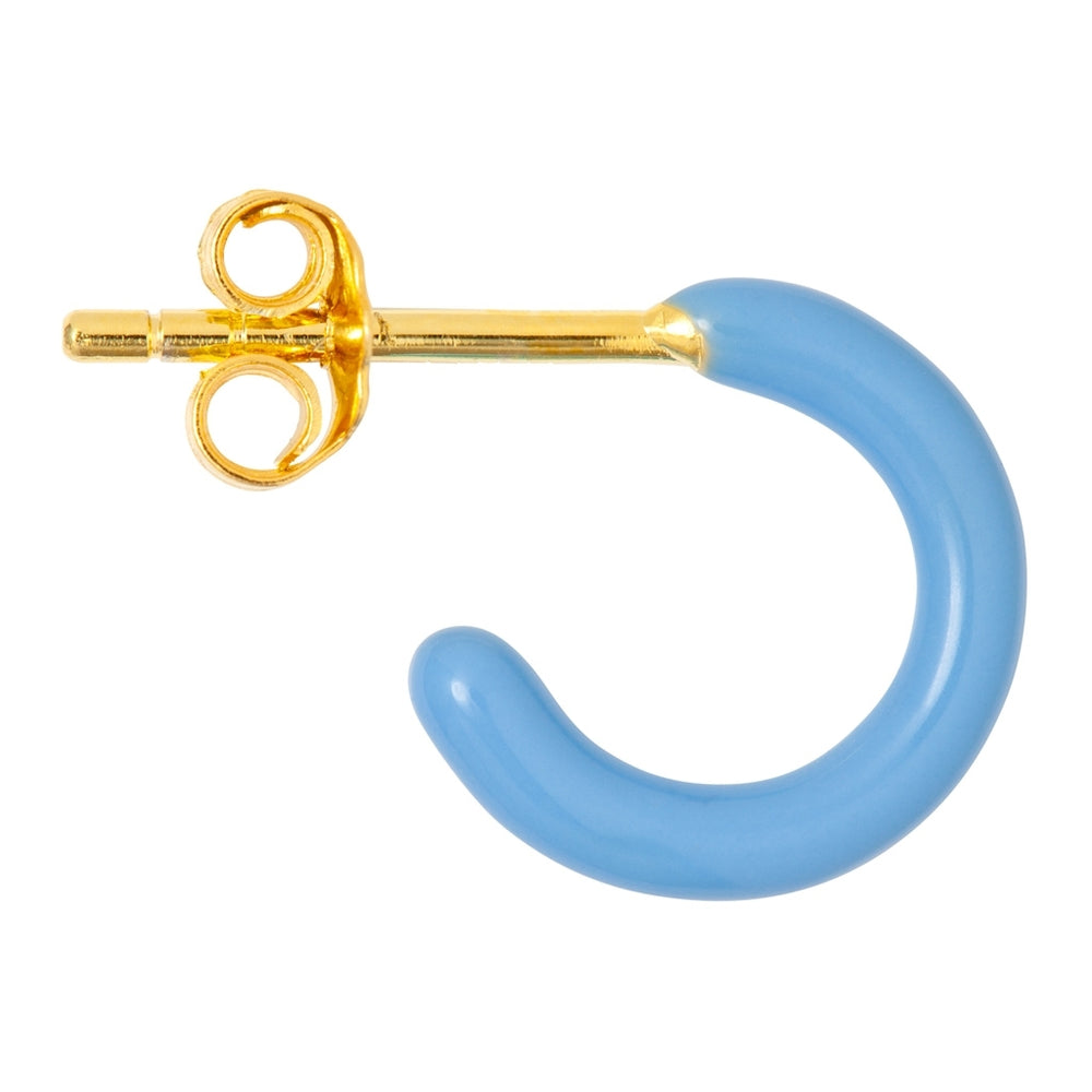 LULU Copenhagen Color Hoop in Light Blue