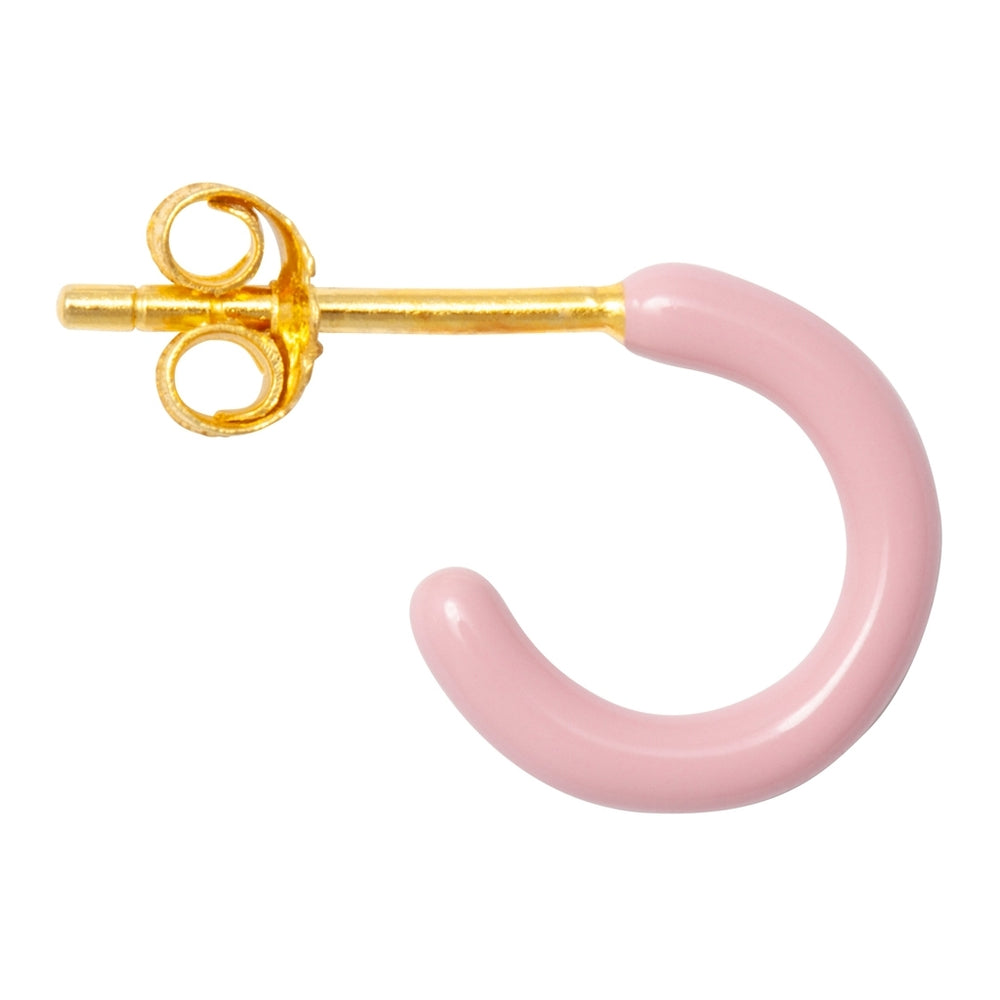 LULU Copenhagen Color Hoop in Light Pink