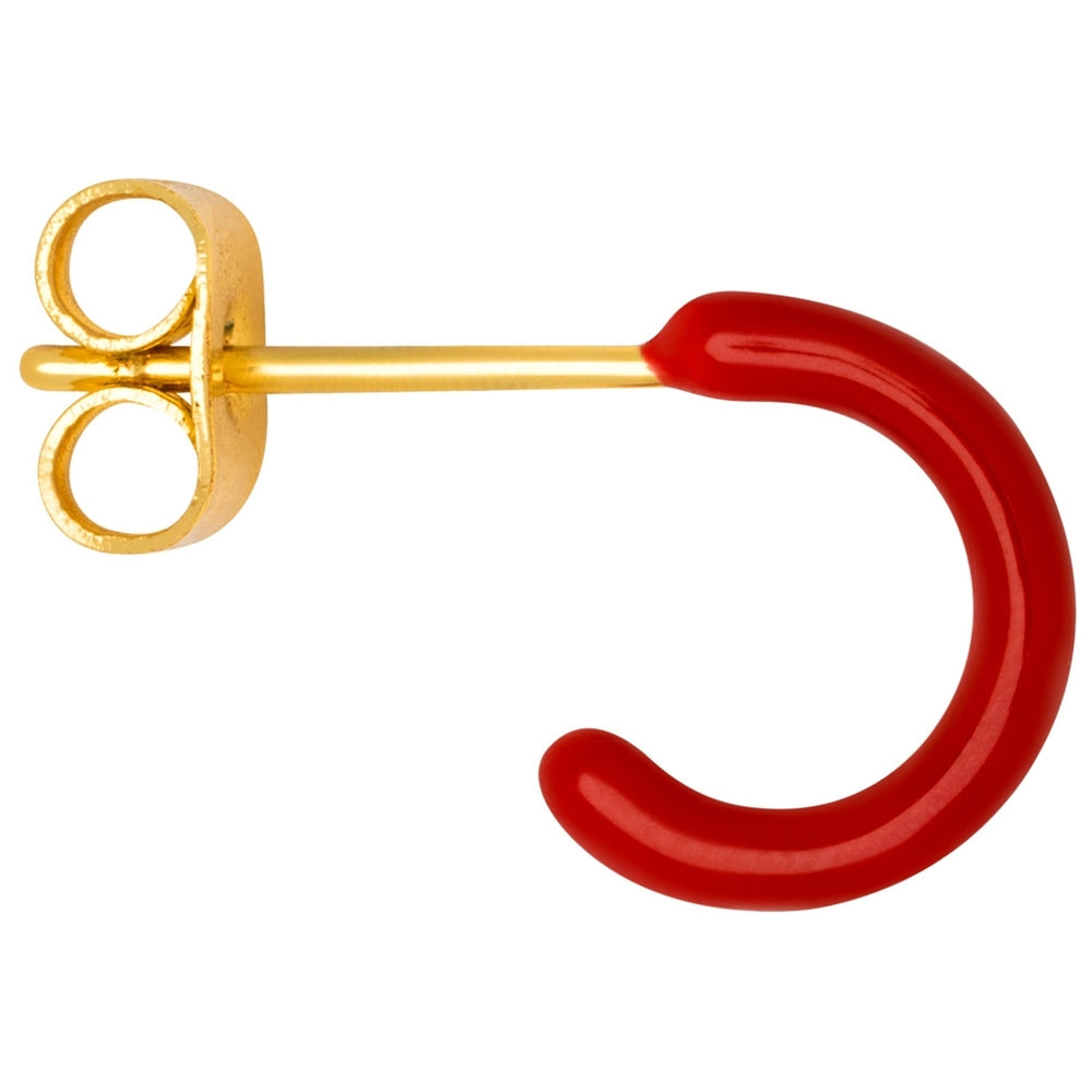 LULU Copenhagen Color Hoop in Passion Red