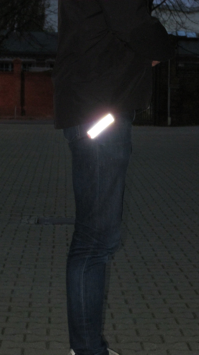 Reflektorklette im Dunkeln
