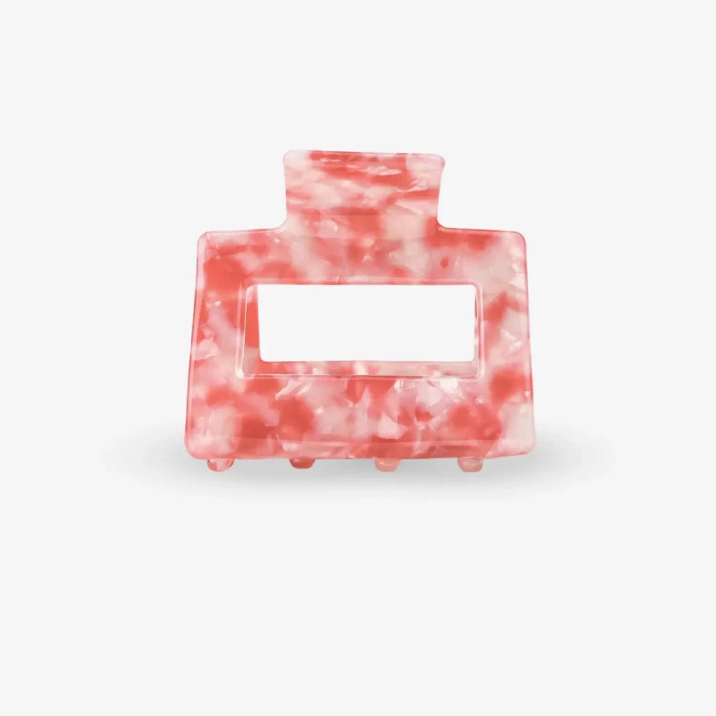 Acetat Haarklammer valentine red