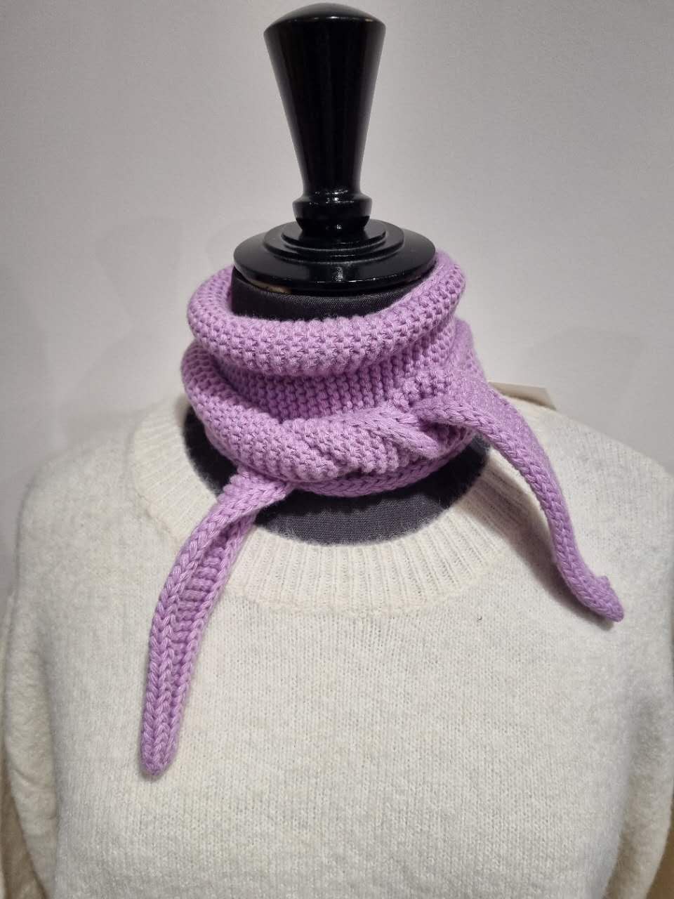Kleiner Sophie-Schal mit Merino- und Kaschmirwolle