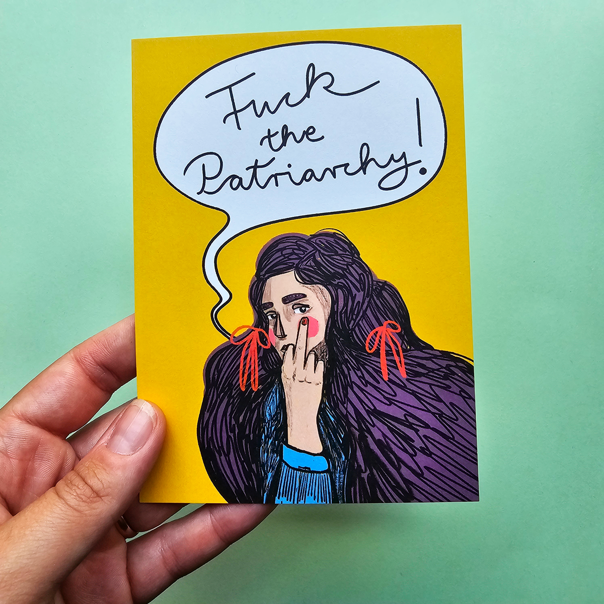 Postkarte Fuck the Patriarchy | ngs studio