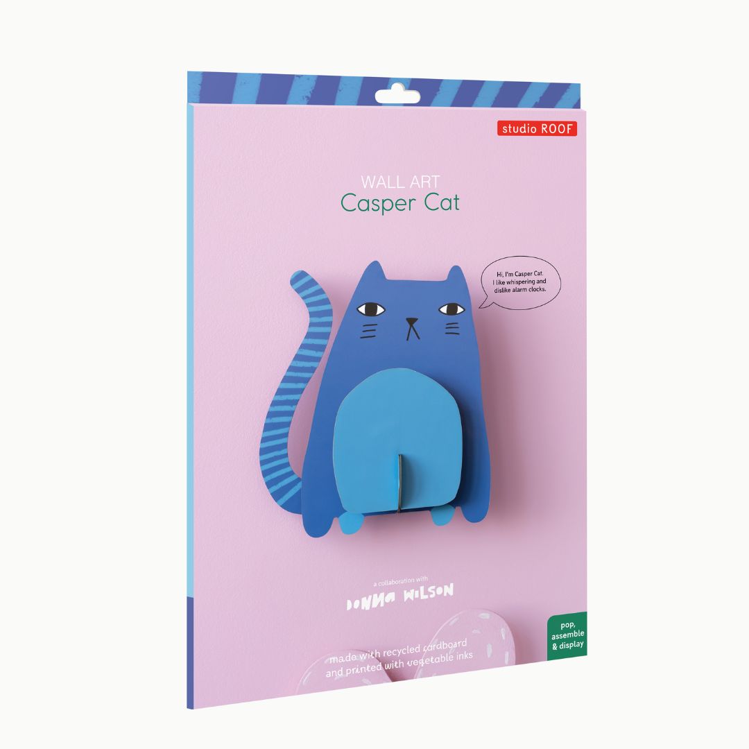 Casper Cat - Katzen-Wanddekoration aus Papier - studio ROOF x Donna Wilson
