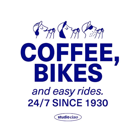 Jutebeutel coffee bikes and easy rides - studio ciao