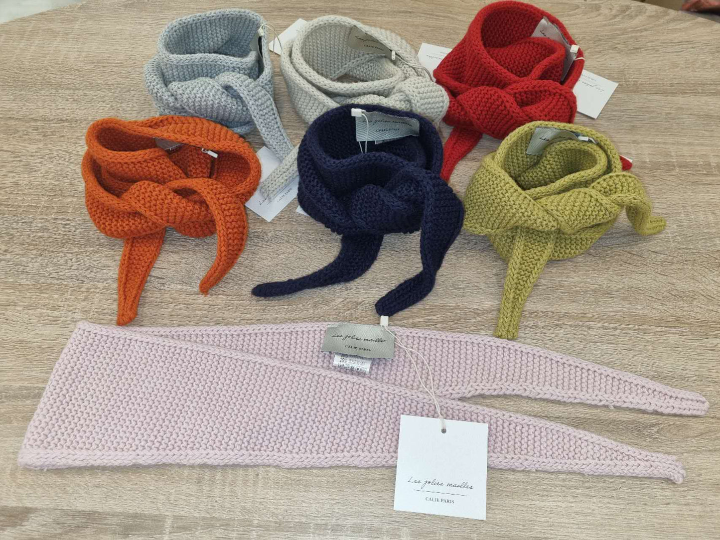 Kleiner Sophie-Schal mit Merino- und Kaschmirwolle