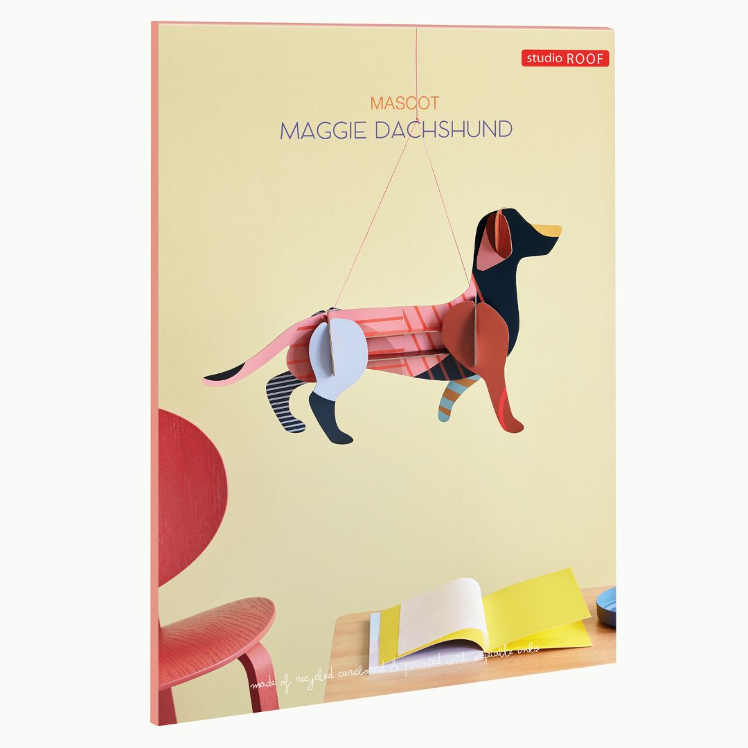 Maggie Dachshund - 3 D Dackel - studio ROOF
