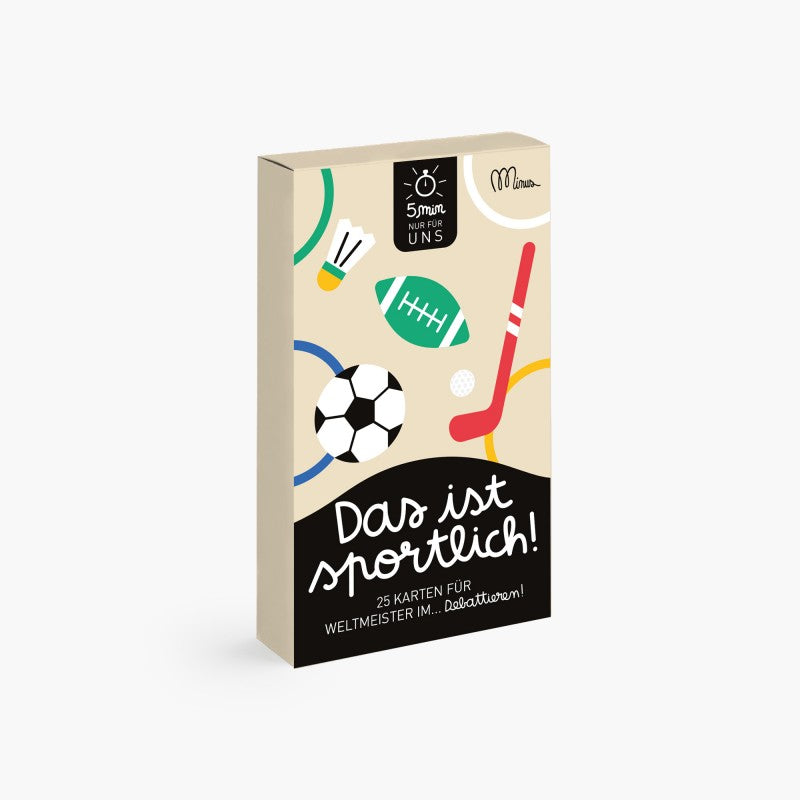 Kartenspiel 5 Minute für uns - das ist sportlich