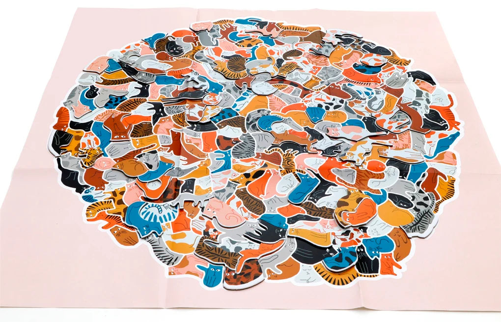 Puzzle 299 Katzen und 1 Hund