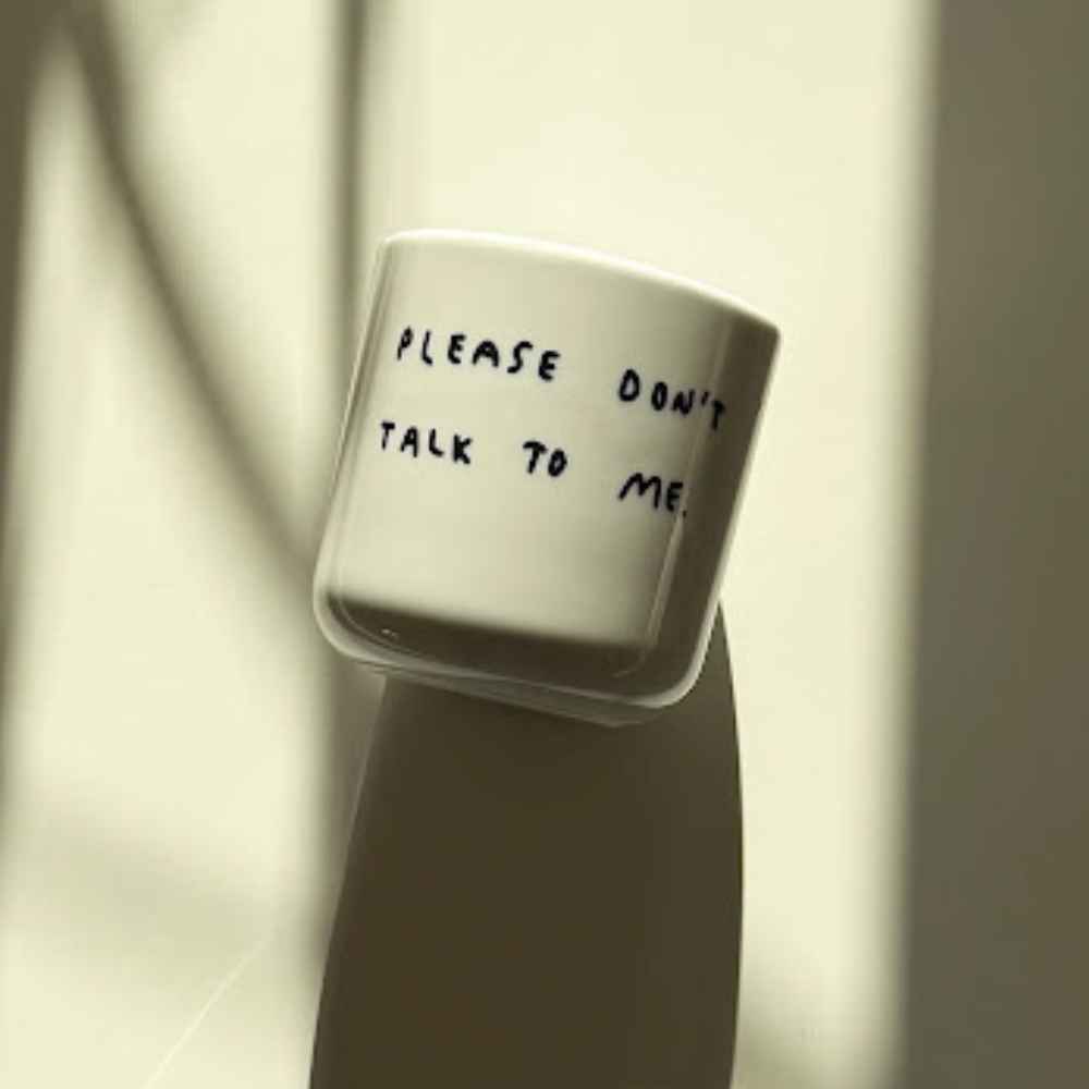 DON'T TALK TO ME Porzellan Tasse 250ml - yahya studio