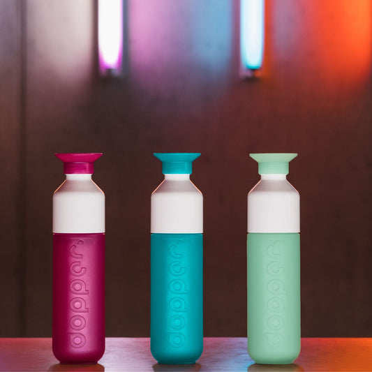 Dopper Trinkflaschen 450ml pink türkis mint