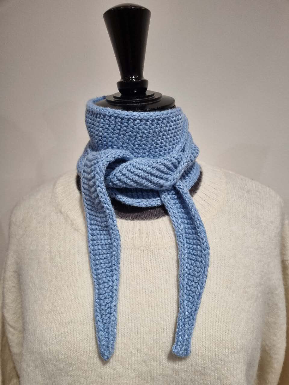 Kleiner Sophie-Schal mit Merino- und Kaschmirwolle