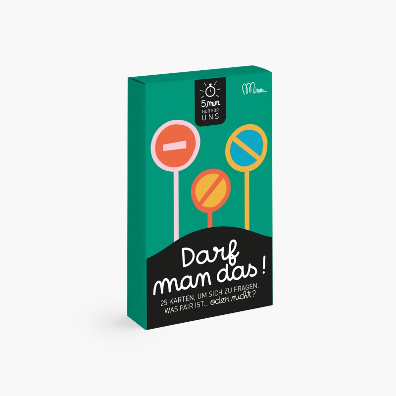 Kartenspiel 5 Minute für uns - "Darf man das?" von minus editions