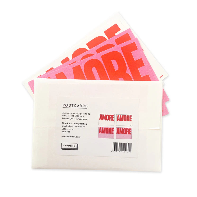 Postkartenset AMORE - Navucko