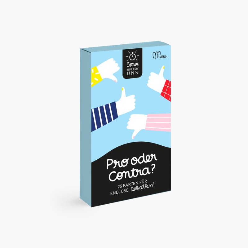 Kartenspiel 5 Minute für uns - pro oder contra?