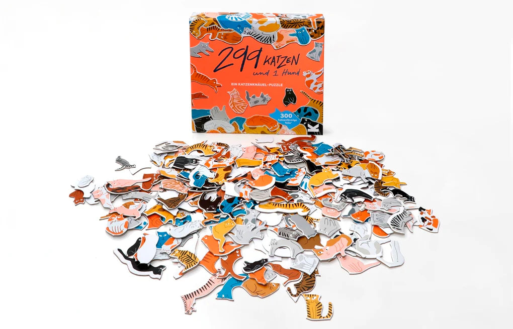 Puzzle 299 Katzen und 1 Hund