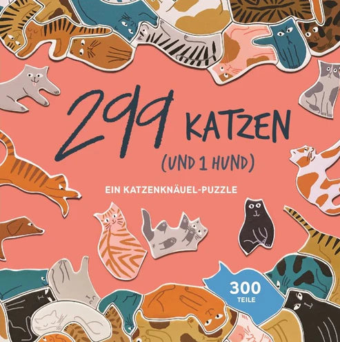 Puzzle 299 Katzen und 1 Hund