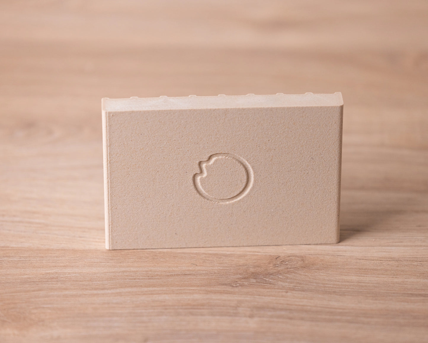 3-D gedruckte umweltfreundliche Seifenschale mit linienform in beige