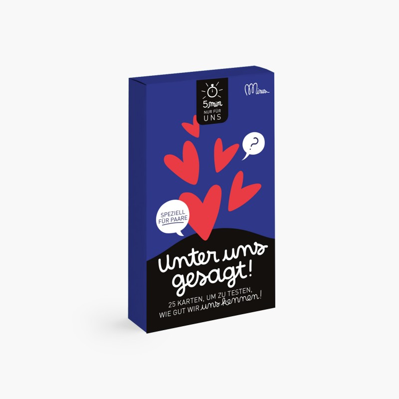 Kartenspiel 5 Minute für uns - Unter uns gesagt