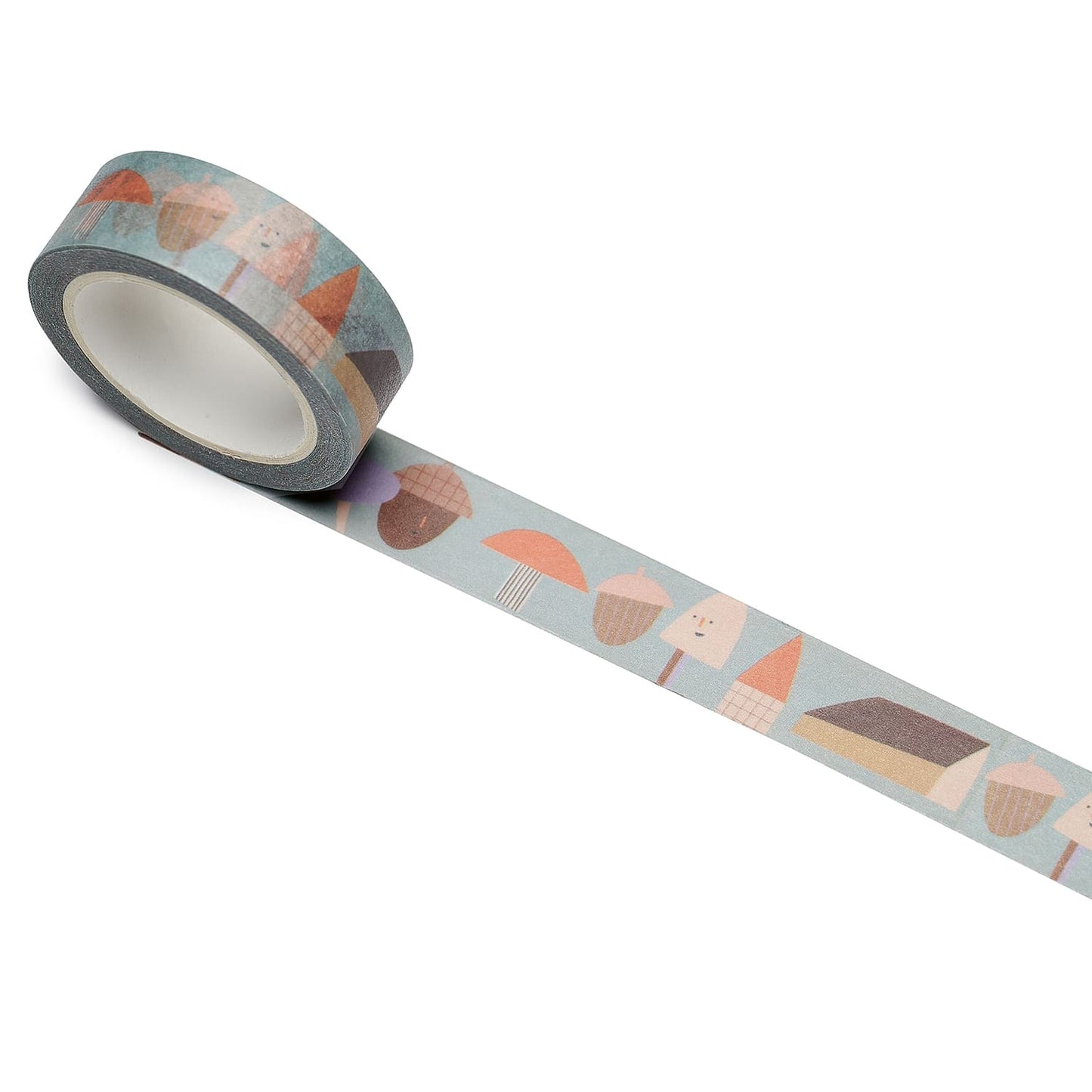 Washi Tape Pilze ausgerollt