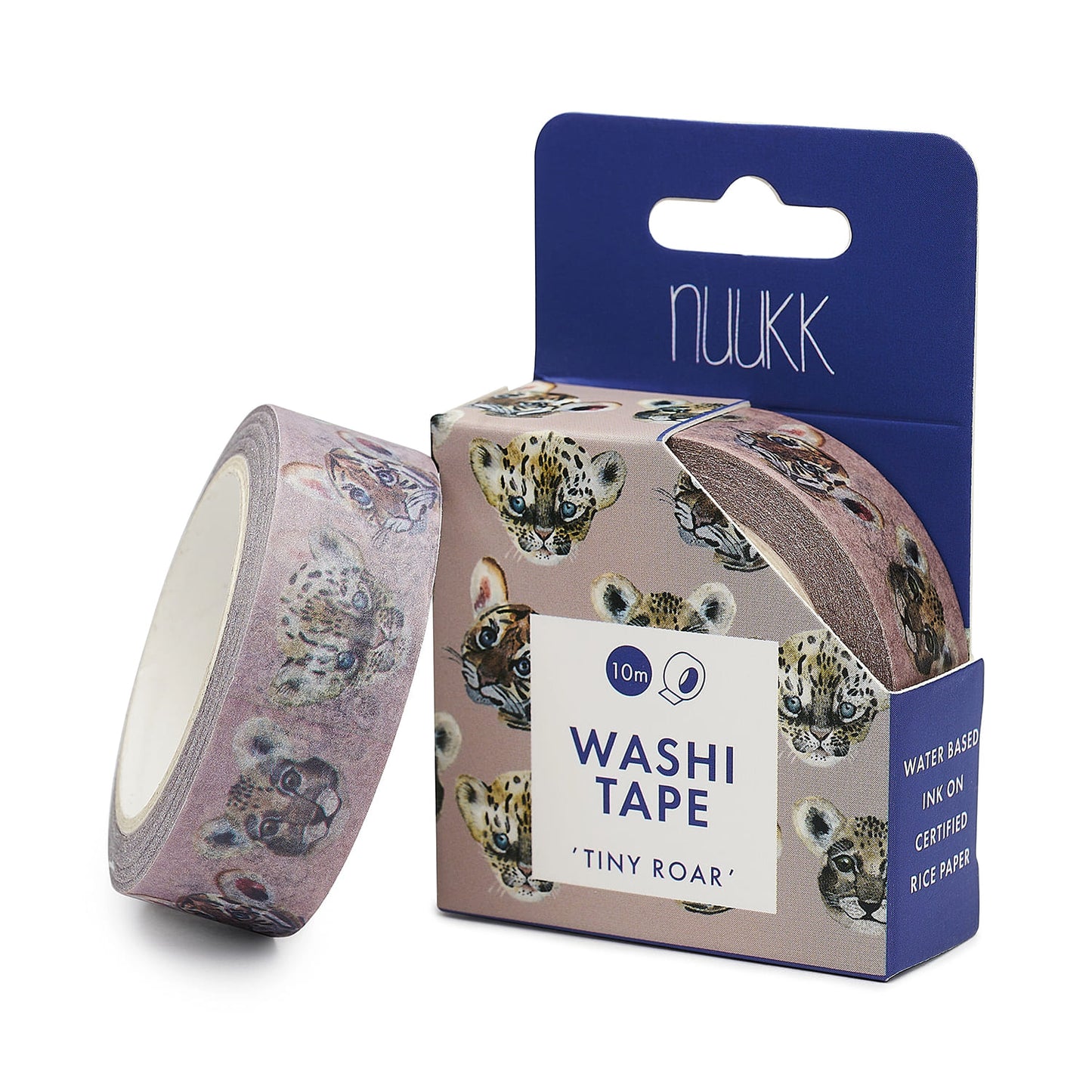 Washi tape kleine Tiger mit und ohne Verpackung