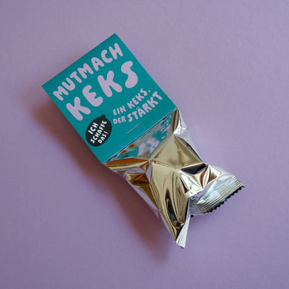 Mutmachkeks Glückskeks mit Affirmation - tinyday