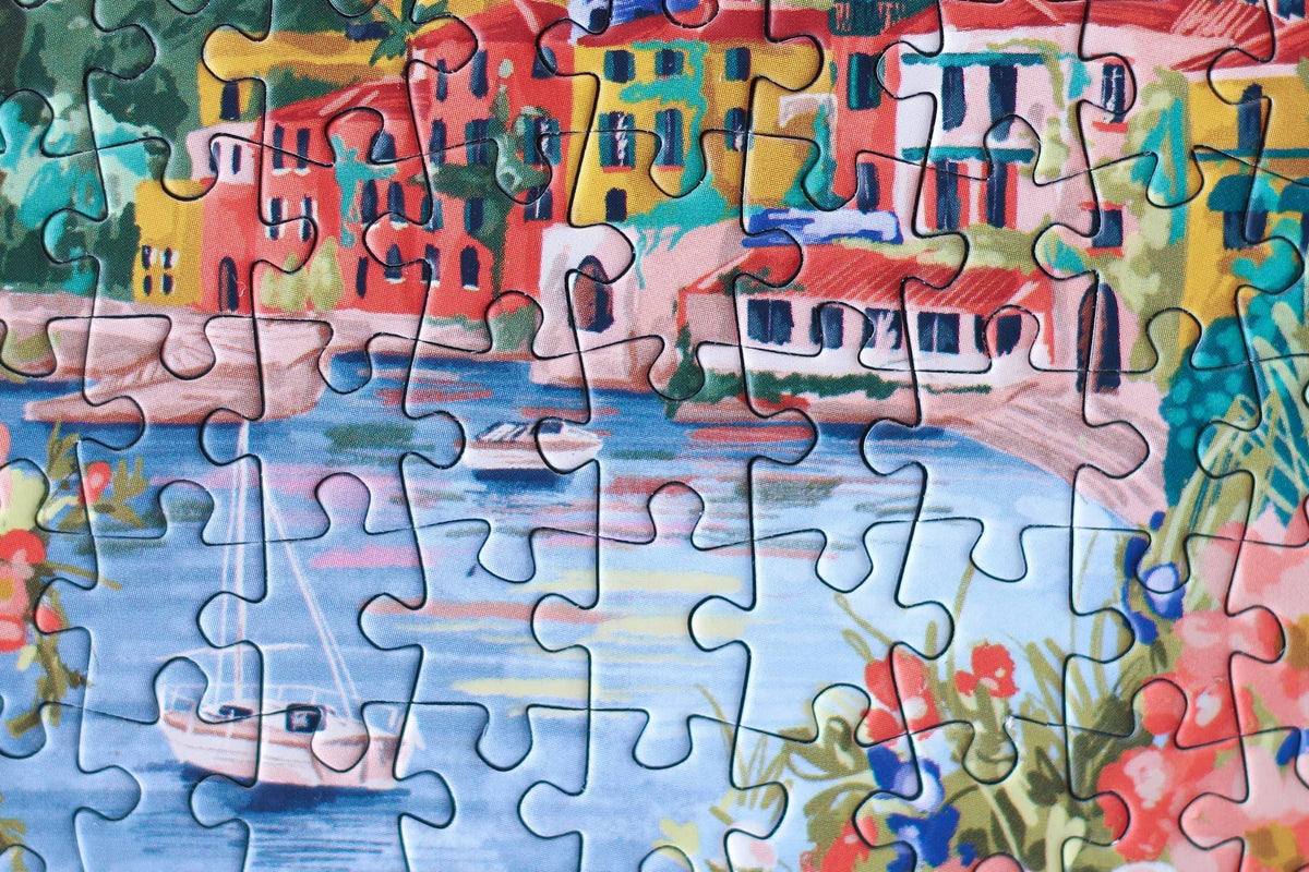 Mini-Puzzle Lake Como | 99 Teile - piecely