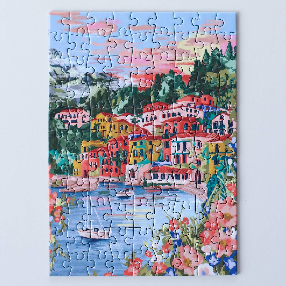 Mini-Puzzle Lake Como | 99 Teile - piecely