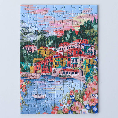 Mini-Puzzle Lake Como | 99 Teile - piecely