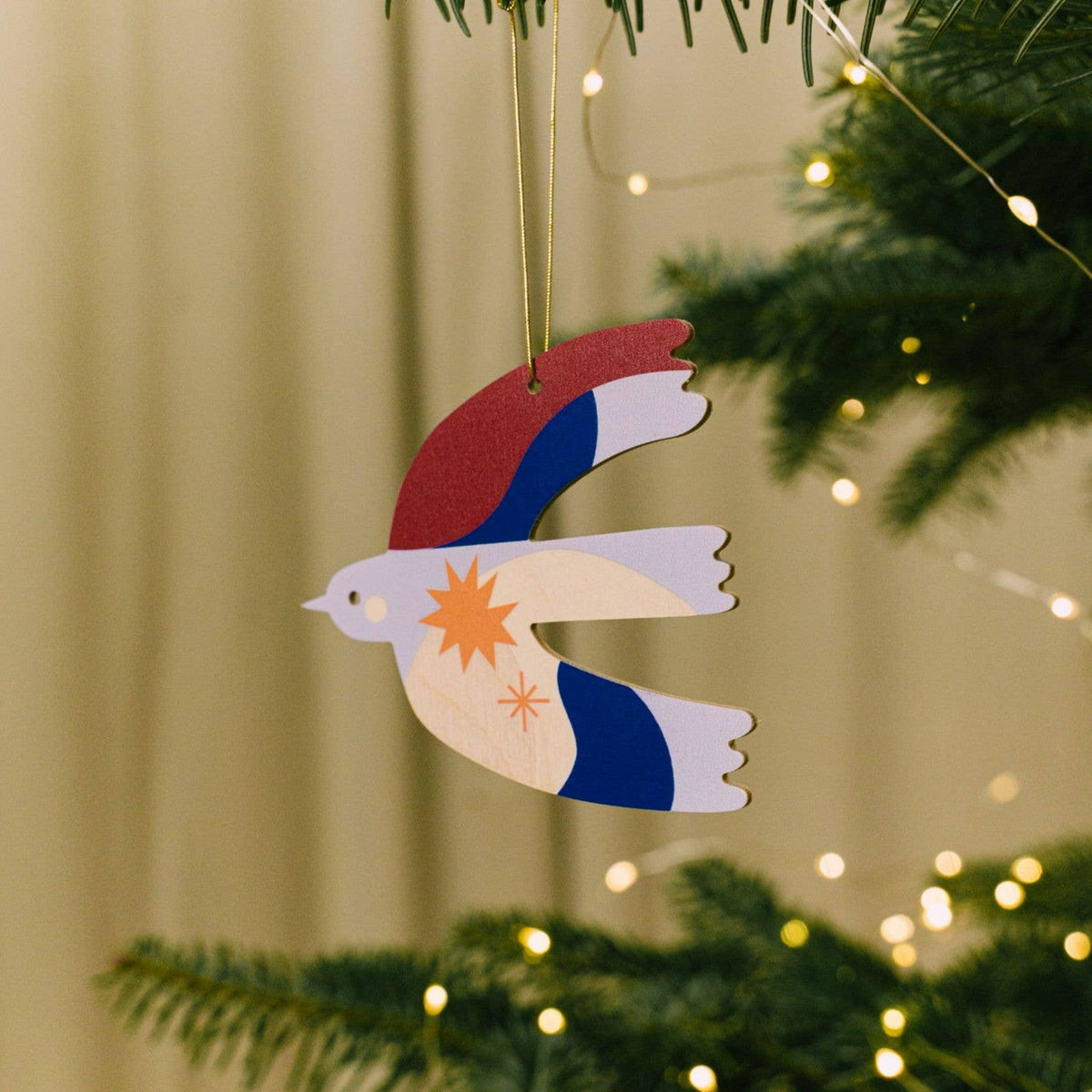 Vogel-Weihnachtsschmuck, Weihnachtsbaum-Hängedekoration | Milin