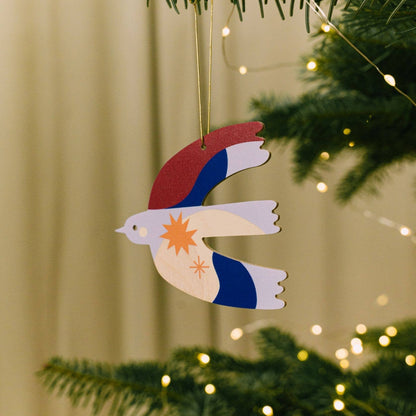 Vogel-Weihnachtsschmuck, Weihnachtsbaum-Hängedekoration | Milin