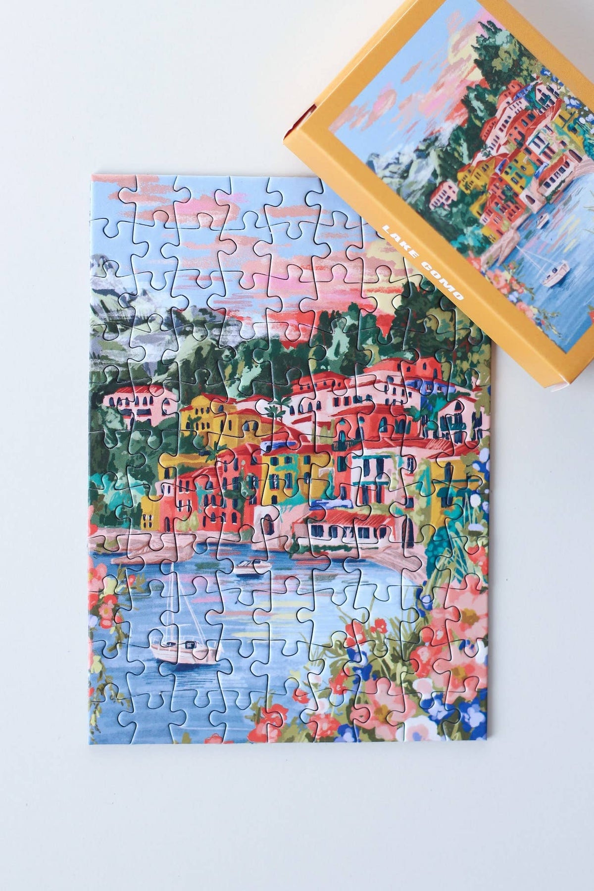 Mini-Puzzle Lake Como | 99 Teile - piecely