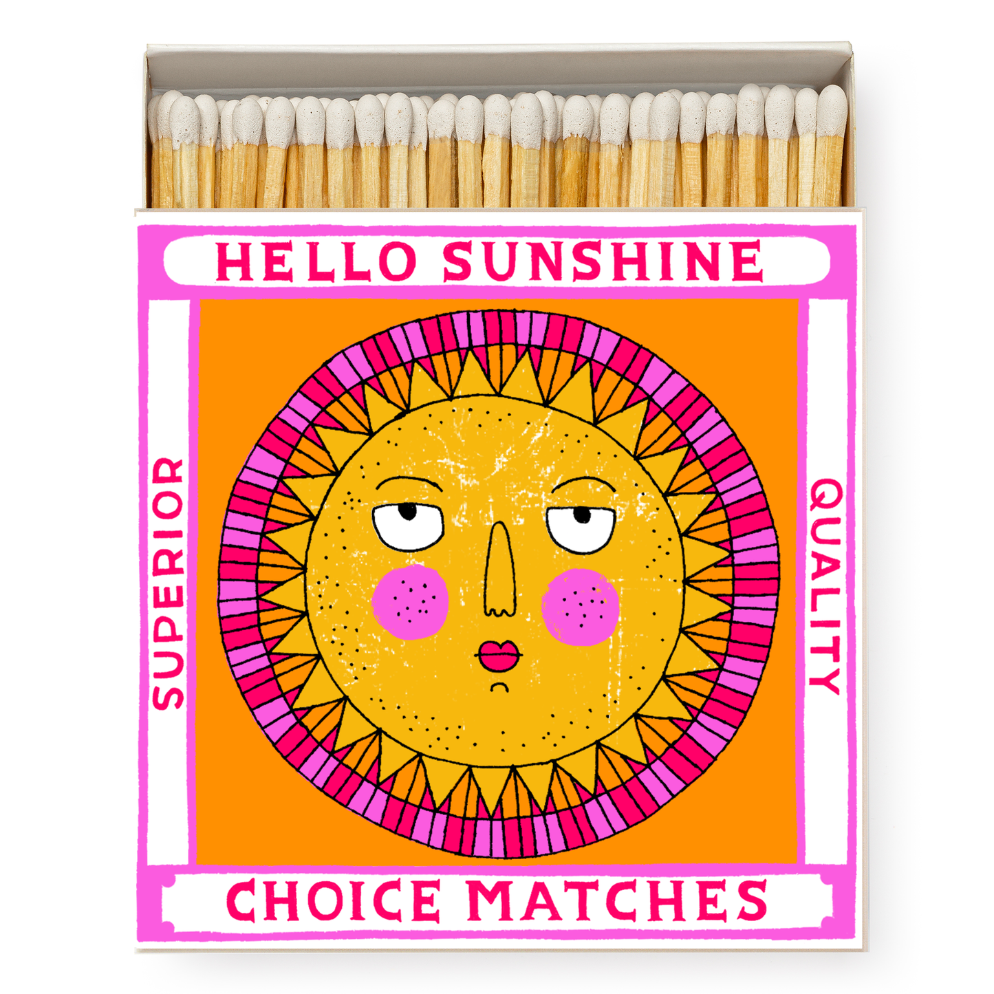 Hello Sunshine | Quadratische Sicherheitsstreichhölzer
