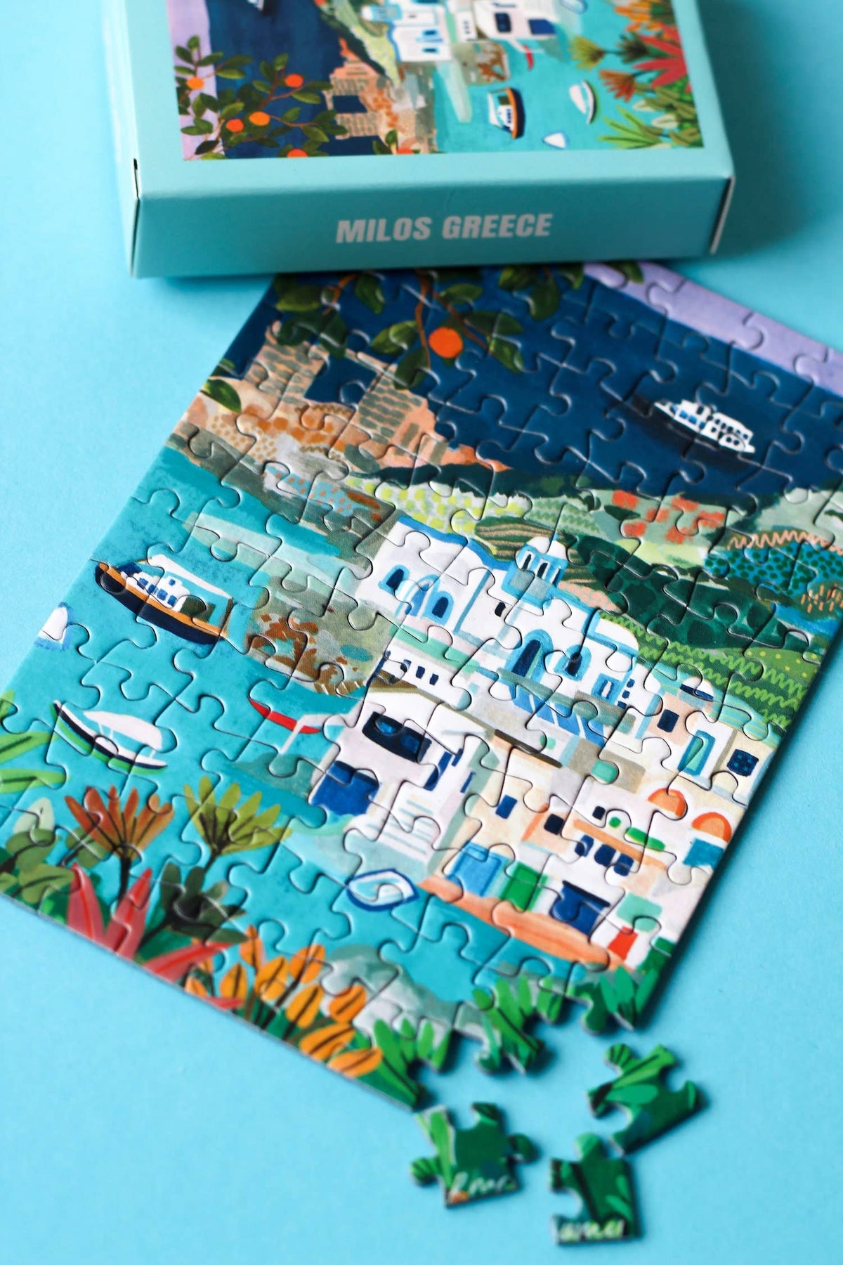 Mini-Puzzle Milos Greece | 99 Teile - piecely