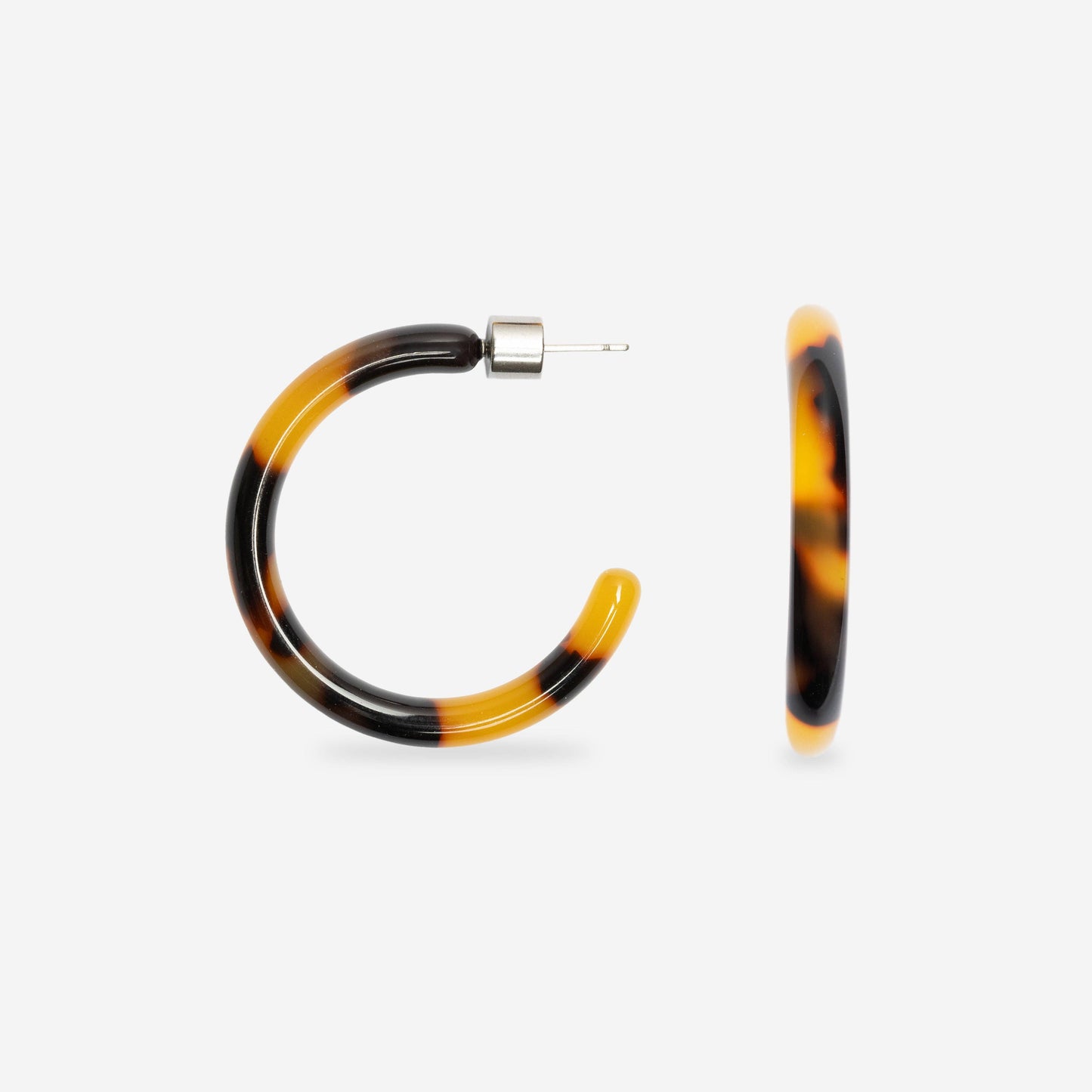 Ohrringe - Loop Dark Cheetah | sasstie