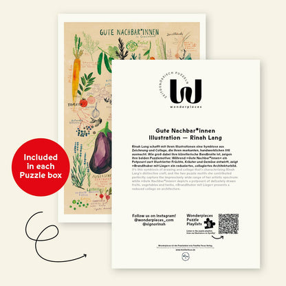 »Gute Nachbar*innen« Puzzle | Wonderpieces