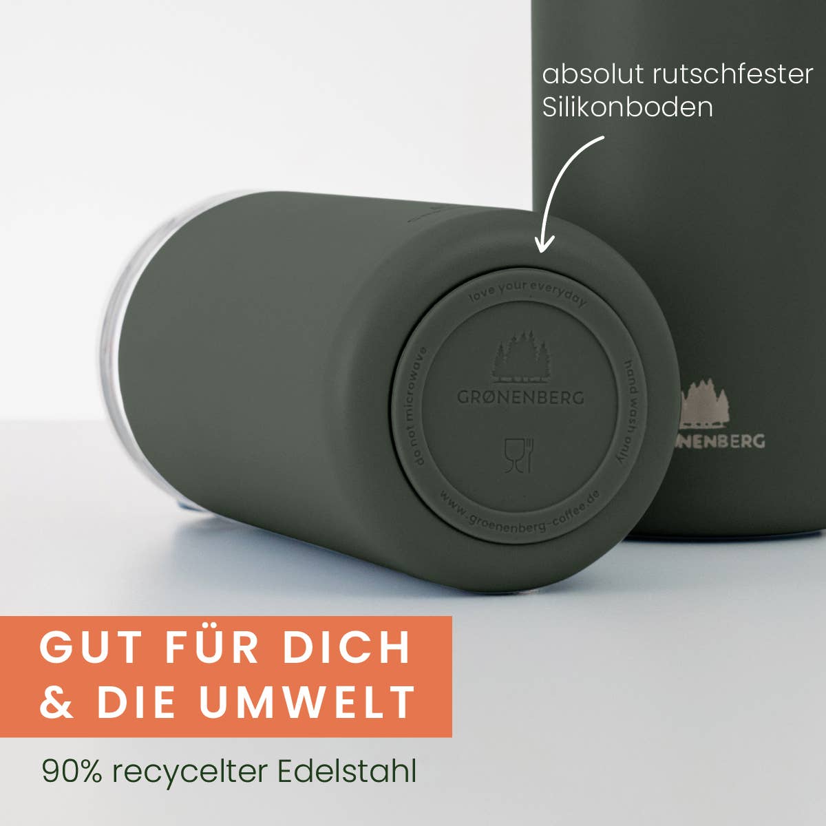 Thermobecher 350ml | 100% Auslaufsicher - Grøneberg